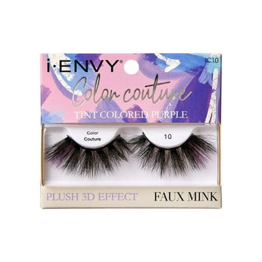 i-ENVY Color Couture Faux Mink Lashes – IC10 Purple Tint - ANNS BEAUTY SUPPLY